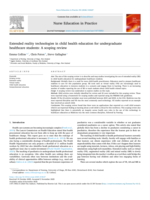 Extended reality technologies in child health education for undergraduate healthcare students: a scoping review