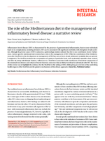 The role of the Mediterranean diet in the management of inflammatory bowel disease: a narrative review
