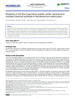 Mutations in the Esx-3 secretion system confer resistance to multiple chemical scaffolds in Mycobacterium tuberculosis