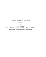 Hydatid disease of the lungs