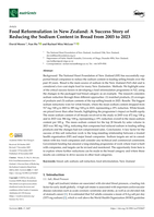 Food Reformulation in New Zealand: A Success Story of Reducing the Sodium Content in Bread from 2003 to 2023