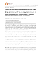 Taking a Collective Action with Communities approach to enable localities as part of the health transformation, Pae Ora (Healthy Futures) in Aotearoa, New Zealand: Sharing our journey and bringing collective action to life through the initiative of Equally Well