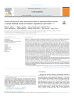 Access to abortion after decriminalization in Aotearoa New Zealand: a mixed-methods study of women’s experiences and views
