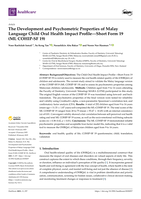 The Development and Psychometric Properties of Malay Language Child Oral Health Impact Profile-Short Form 19 (ML COHIP-SF 19)