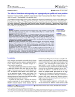 The effect of short-term microgravity and hypergravity on eyelid and brow position