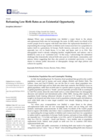 Reframing Low Birth Rates as an Existential Opportunity
