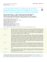 Echocardiographic Diagnosis of Rheumatic Heart Disease: Substantial Agreement, Inter-Rater Reliability and Accuracy Between Cardiac Sonographers and Paediatric Cardiologists