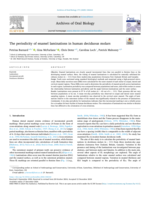 The periodicity of enamel laminations in human deciduous molars