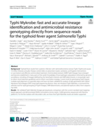 Typhi Mykrobe: fast and accurate lineage identification and antimicrobial resistance genotyping directly from sequence reads for the typhoid fever agent Salmonella Typhi