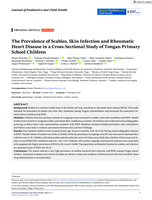 The Prevalence of Scabies, Skin Infection and Rheumatic Heart Disease in a Cross-Sectional Study of Tongan Primary School Children