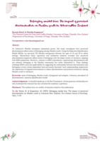 Belonging amidst bias: The impact of perceived discrimination on Muslim youth in Aotearoa/New Zealand