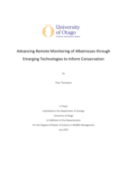 Advancing Remote Monitoring of Albatrosses through Emerging Technologies to Inform Conservation