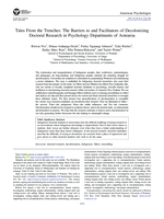 Tales From the Trenches: The Barriers to and Facilitators of Decolonizing Doctoral Research in Psychology Departments of Aotearoa