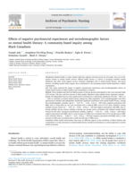 Effects of negative psychosocial experiences and sociodemographic factors on mental health literacy: A community-based inquiry among Black Canadians