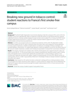 Breaking new ground in tobacco control: student reactions to France’s first smoke-free campus