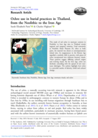 Ochre use in burial practices in Thailand, from the Neolithic to the Iron Age