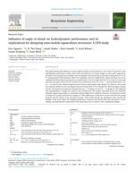 Influence of angle of attack on hydrodynamic performance and its implications for designing semi-mobile aquaculture structures: A CFD study