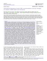 International Menopause Society (IMS) recommendations and key messages on women's midlife health and menopause