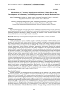 Mechanisms of Coronary Impairment and Heart Failure Due to the Development of Pulmonary Arterial Hypertension in Insulin Resistant Rats