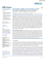 Hydrographic Variability in the Central Ross Ice Shelf Cavity and the Implications for Ocean Circulation