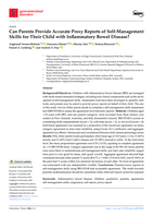 Can Parents Provide Accurate Proxy Reports of Self-Management Skills for Their Child with Inflammatory Bowel Disease?