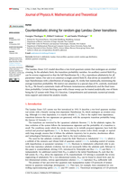 Counterdiabatic driving for random-gap Landau–Zener transitions