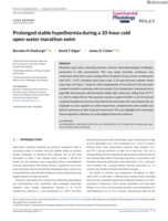 Prolonged stable hypothermia during a 10-hour cold open-water marathon swim