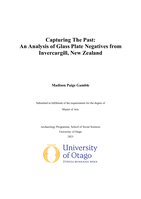 Capturing The Past: An Analysis of Glass Plate Negatives from Invercargill, New Zealand