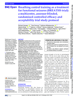 Breathing control training as a treatment for functional seizures (BREATHS trial): a multicentre, assessor-blinded, randomised controlled efficacy and acceptability trial study protocol