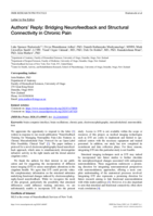 Authors' Reply: Bridging Neurofeedback and Structural Connectivity in Chronic Pain