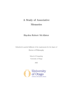 A study of associative memories