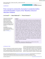 From concept to community of practice in anatomical ethics and professionalism: 5 years of the "Bioethics Unicorns" education initiative