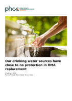 Our drinking water sources have close to no protection in RMA replacement