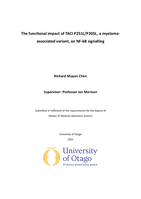 The functional impact of TACI P251L/P205L, a myeloma-associated variant, on NF-kB signalling