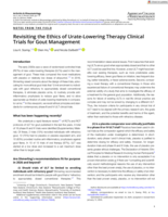 Revisiting the Ethics of Urate-Lowering Therapy Clinical Trials for Gout Management