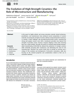 The Evolution of High-Strength Ceramics: The Role of Microstructure and Manufacturing