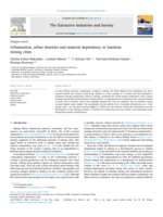 Urbanisation, urban densities and material dependency in Zambian mining cities