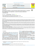 Evaluating the effects of visual character-based enhancements in cognitive bias modification for depression: A proof-of-concept randomized controlled trial