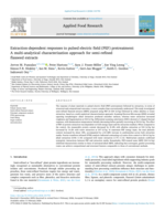 Extraction-dependent responses to pulsed electric field (PEF) pretreatment: A multi-analytical characterization approach for semi-refined flaxseed extracts