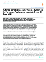 Altered cerebrovascular haemodynamics in Parkinson's disease: Insights from 4D flow MRI