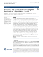 Evaluating fifth-year outcomes housing first for women in Aotearoa New Zealand
