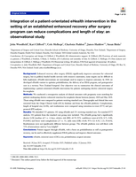 Integration of a patient-orientated eHealth intervention in the setting of an established enhanced recovery after surgery program can reduce complications and length of stay: an observational study