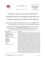 Comparative Accuracy Assessment of Shuttle Radar Topography Mission, NASA Digital Elevation Model, and Copernicus Digital Elevation Model in Perlis, Malaysia