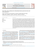 Sweet liker status moderates the relationship between perceived stress and snack preference