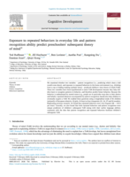 Exposure to repeated behaviors in everyday life and pattern recognition ability predict preschoolers' subsequent theory of mind