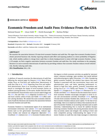Economic Freedom and Audit Fees: Evidence From the USA