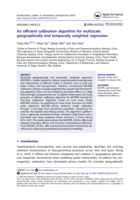 An efficient calibration algorithm for multiscale geographically and temporally weighted regression