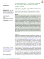 Temperature driving a mass killer: Assessing the risk of trematode outbreaks for New Zealand seabirds