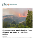 Fire smoke and public health: From delayed warnings to real-time action