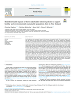 Modelled health impacts of three stakeholder-selected policies to support healthy and environmentally sustainable population diets in New Zealand